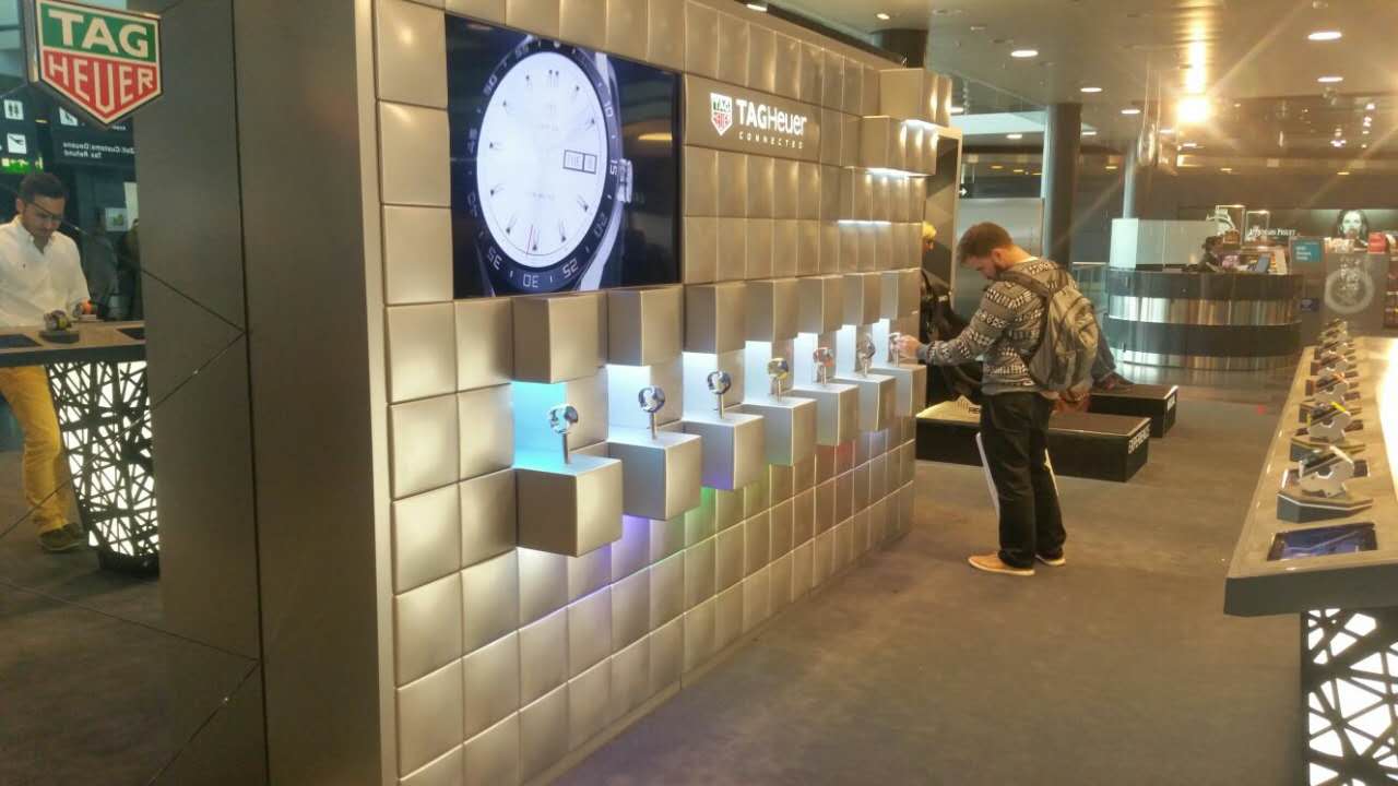 英士達機電為TAG Heure's產(chǎn)品展示臺提供解決方案